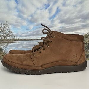 BORN Nigel Lace Up Boots - Tan